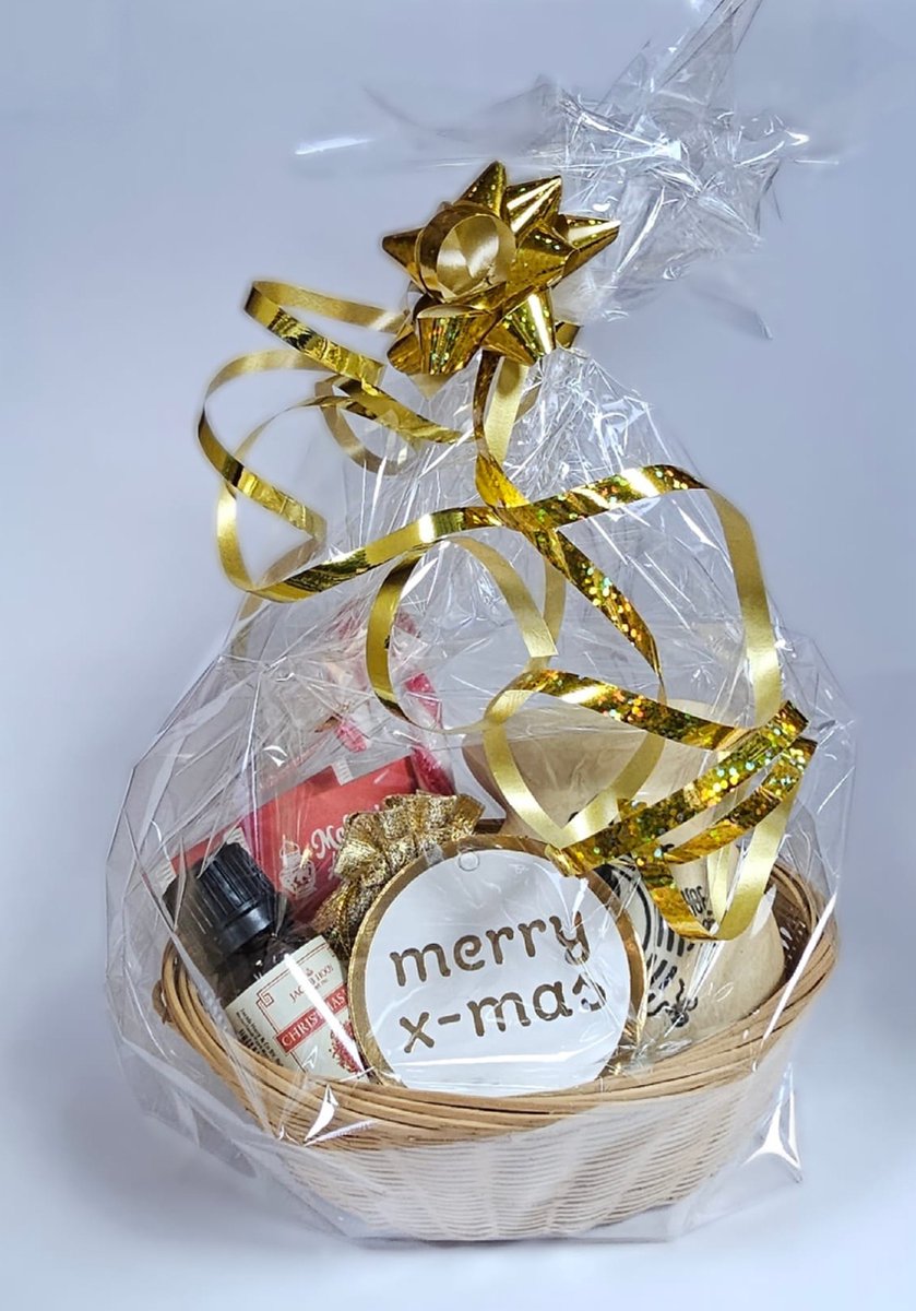 Goedkoopste Kerst Cadeau Set - Gouden Driehoek Edelstenen - Thee - Etherische Olie - Oliebrander - Verlichting & Balans