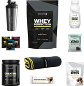 Body & Fit Limited Edition Black Box - Proteine Poeder Vanille - Creatine - Pre Workout - Shaker - Compleet Starterspakket