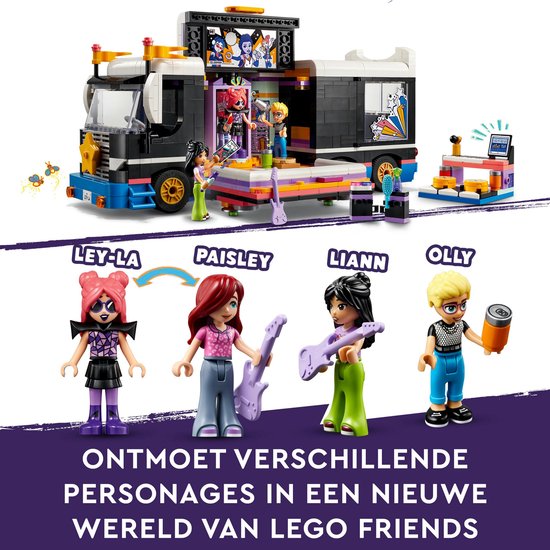 LEGO Friends Toerbus van popster - 42619