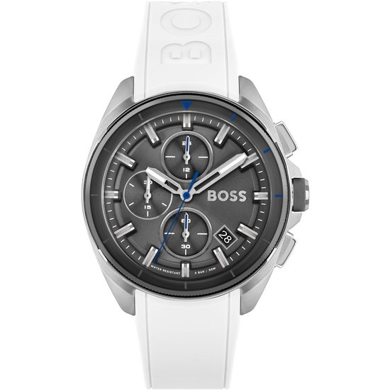 Hugo Boss Volane 1513948 Horloge - Siliconen - Wit - Ø 43 mm