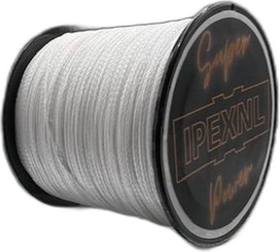 IPEXNL Max power 2 PE super fil de pêche tressé blanc - 27,2 kg - 0,40 mm de 300 mètres type 6 fabriqué par SK