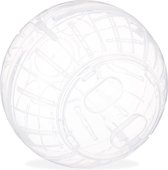 relaxdays hamsterbal doorzichtig - knaagdierspeelgoed - loopbal kunststof - muisbal - 14cm
