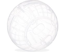 Hamsterbal doorzichtig - knaagdierspeelgoed - loopbal kunststof - muisbal - 14cm