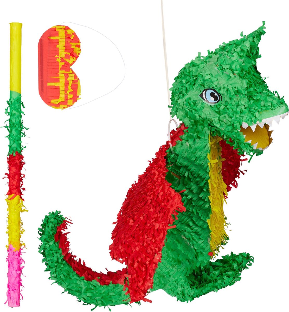 Piñata Anniversaire Chiffre 9 Avec Bâton Et Bandeau - Idéal Fête Enfants Et Adultes