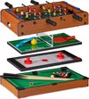 Afbeelding van het spelletje relaxdays multi speeltafel 4 in 1 - multi game tafel - 4 in 1 tafel - multifunctioneel