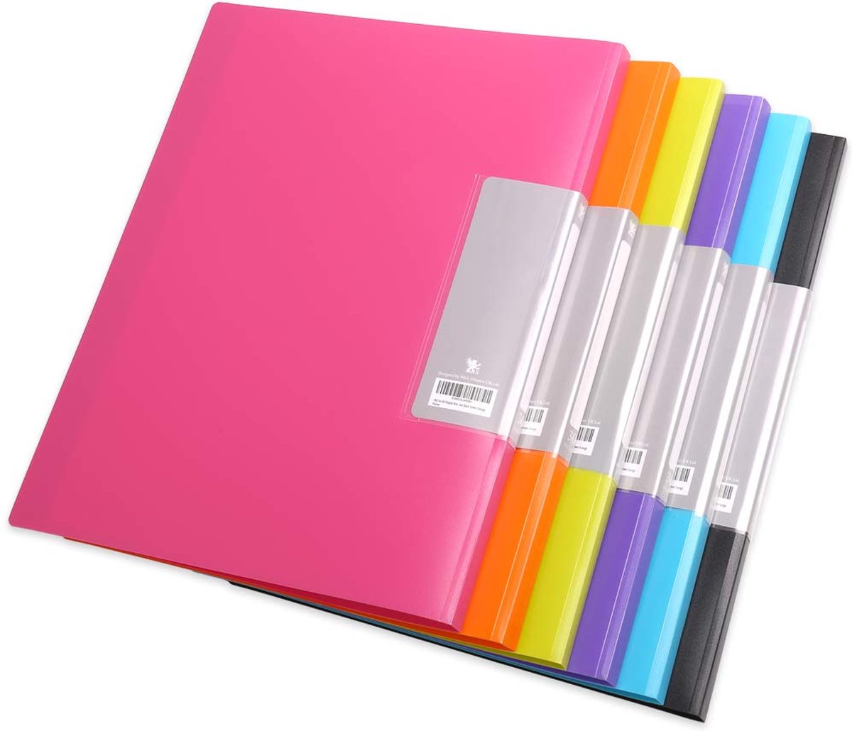 2 x 100 Pocket A4 Displaymappen met Plastic Zakken - Organiseer je Documenten met