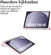 iMoshion Tablet Hoes Geschikt voor Samsung Galaxy Tab A9 - iMoshion Trifold Hardcase Bookcase - Roze