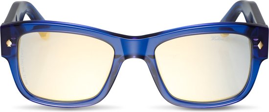 Walton & Mortimer® NO. 12 : Lunettes de soleil et lunettes d'ordinateur « Mr.One Two » Blue nuit en édition Limited
