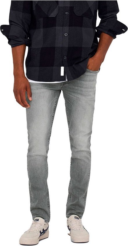 ONLY & SONS ONSLOOM SLIM GRIS 3227 JEANS NOOS Jeans pour homme - Taille W32 x L34