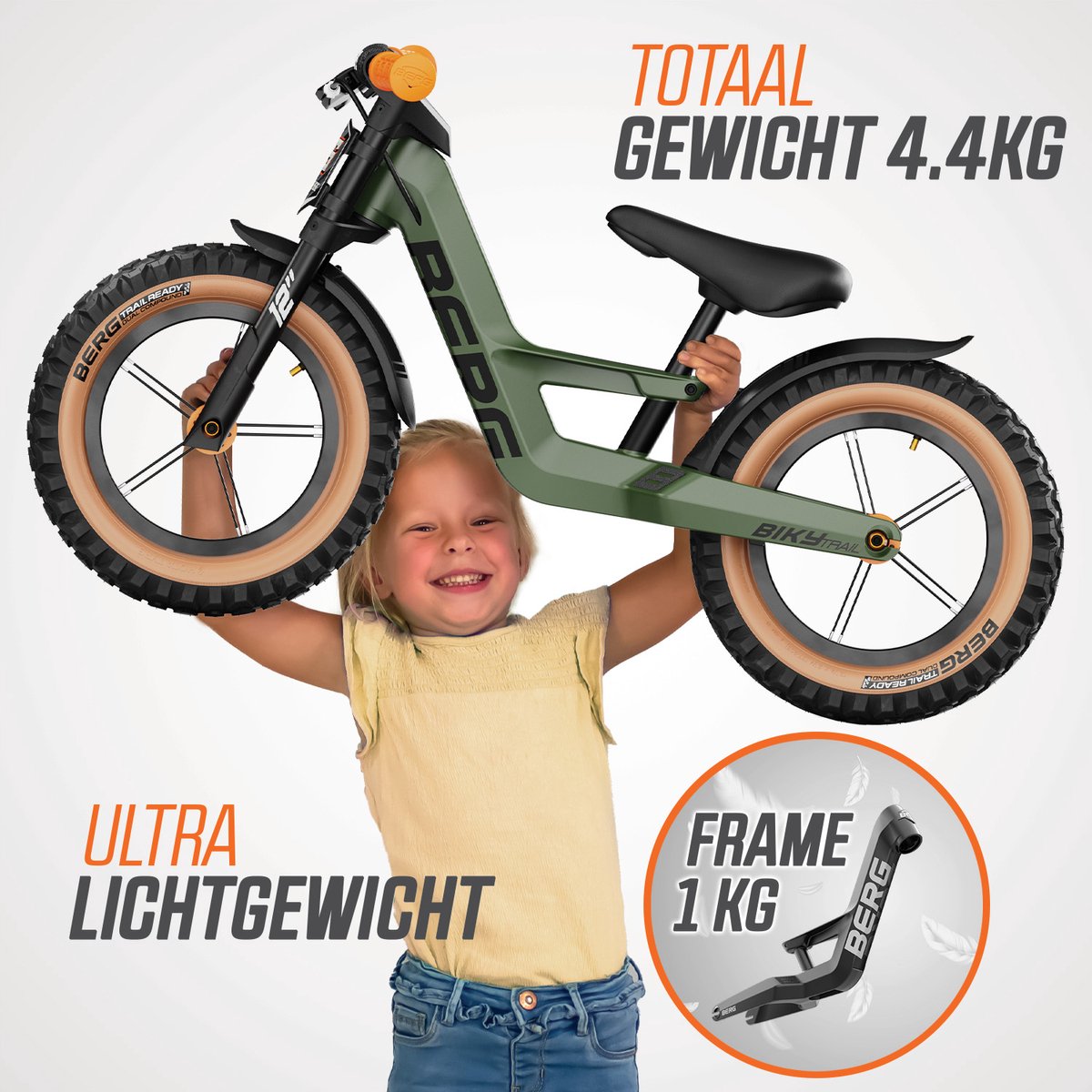 BERG Biky Trail Loopfiets - 12 inch - Lichtgewicht magnesium frame thumbnail 6
