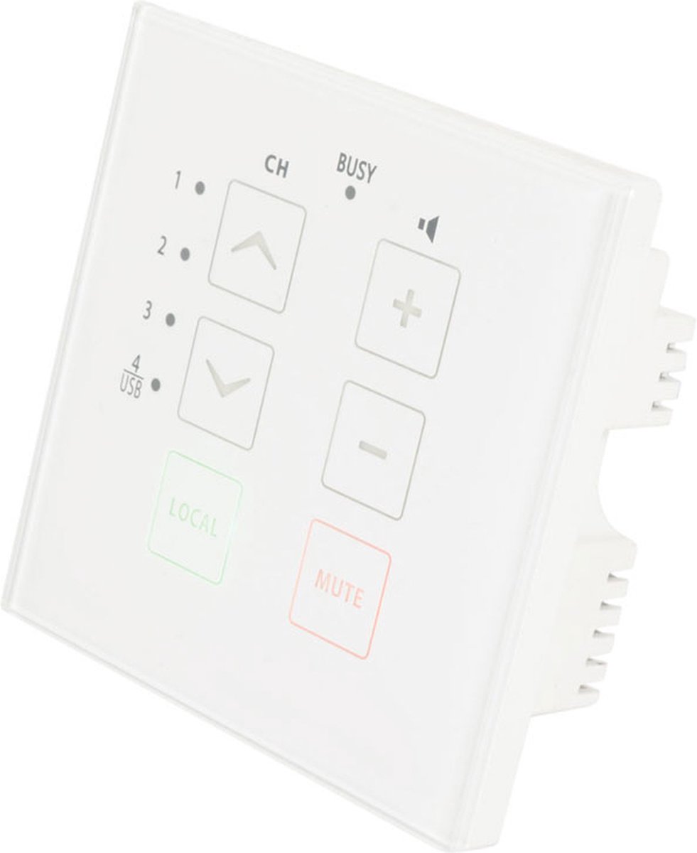 Adastra TR86 touch remote wall plate voor RZ45 audio matrix