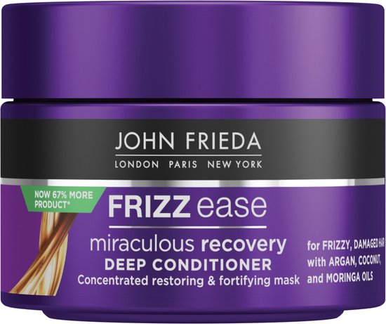 4x John Frieda Frizz Ease Miraculous Recovery Haarmasker 250 ml