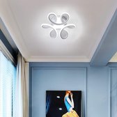 Goeco Plafondlamp - 25CM - LED - 26W - moderne - gebogen design kroonluchterlamp - 6500K - koel wit