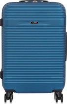 Koffer | hardshell koffer | Materiaal: ABS | Model: WALAB-0040 | 4 wielen | hoge kwaliteit, Helder marineblauw, hardcase koffer