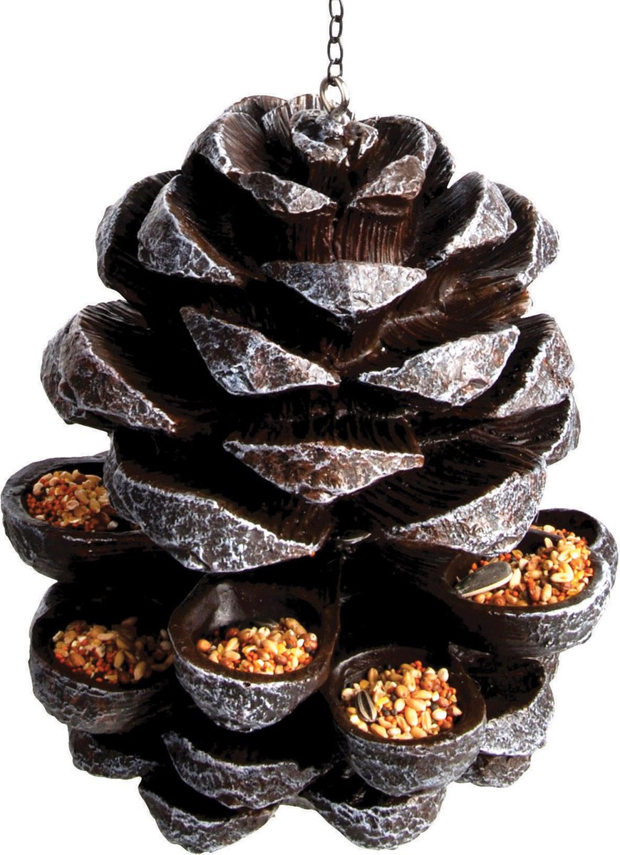 Esschert Design Vogelvoederhuisje - Bruin