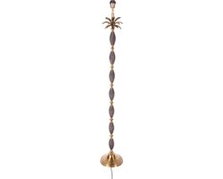 Baroque - Lampenvoet - Vloerlamp Voet 132 cm - Palm - Goud - Aluminium - 128x20x20 - Aluminium