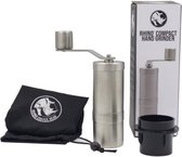 Rhino Coffee Gear - Moulin à main compact avec adaptateur Aeropress - moulin à café manuel