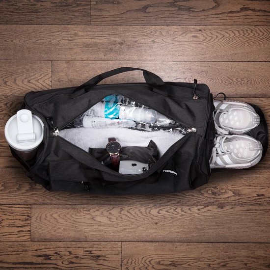 Sac De Sport 25L XZMCAT - Compartiment Chaussures Et Humide - Gym, Voyage, Week-end - Homme/Femme