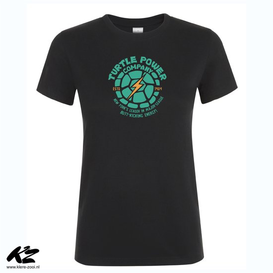 Klere-Zooi - Turtle Power Company - Dames T-Shirt - 4XL