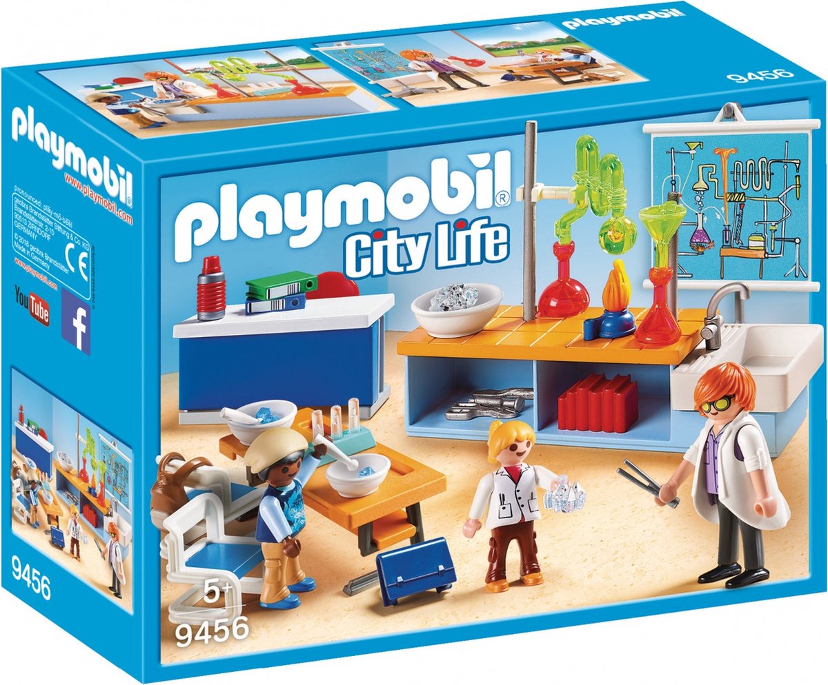 Playmobil 9453 Ecole aménagée- City Life- L'école- Ecole Enfants : Playmobil:  : Jeux et Jouets