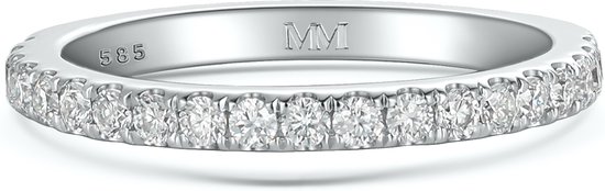 Starlet - Platinum Moissanite Eternity Ring