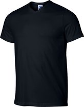Joma Versalles Short Sleeve Tee 101740-100, Mannen, Zwart, T-shirt, maat: S