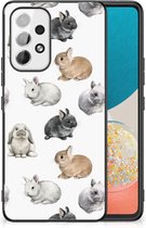 Dierenprint Telefoonhoesje geschikt voor Samsung Galaxy A53 Konijntjes