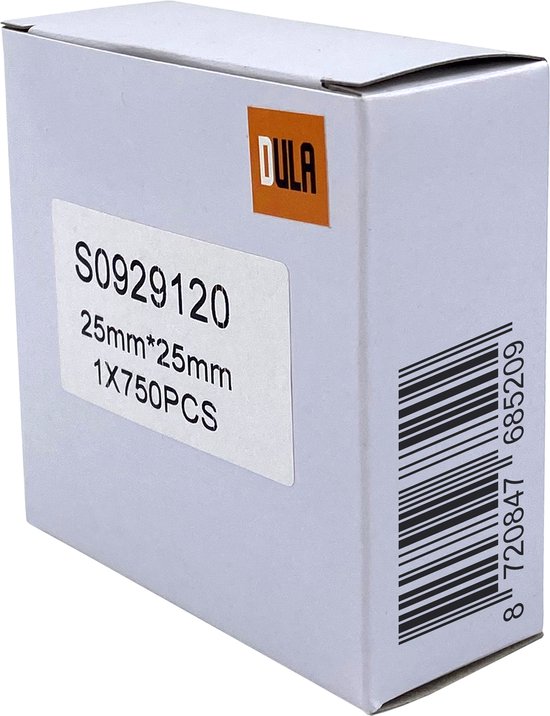 DULA Dymo Compatible labels - Wit - S0929120 - Vierkante etiketten - 10 ...