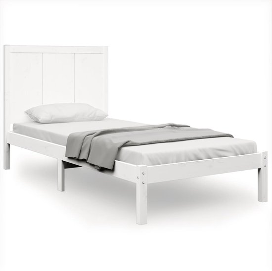 VidaXL Bedframe massief grenenhout