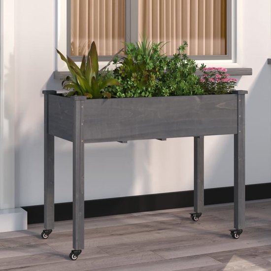 VidaXL Plantenbak 52x30x78 cm vurenhout - Kantoormeubelen Plus