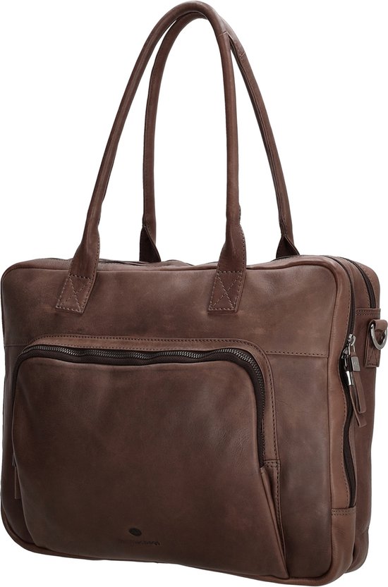 Micmacbags Dames Laptoptas / Werktas / Aktetas Everyday Bruin 15