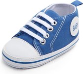 Blauwe sneakers - Textiel - Maat 18 - Zachte zool - 0 tot 6 maanden