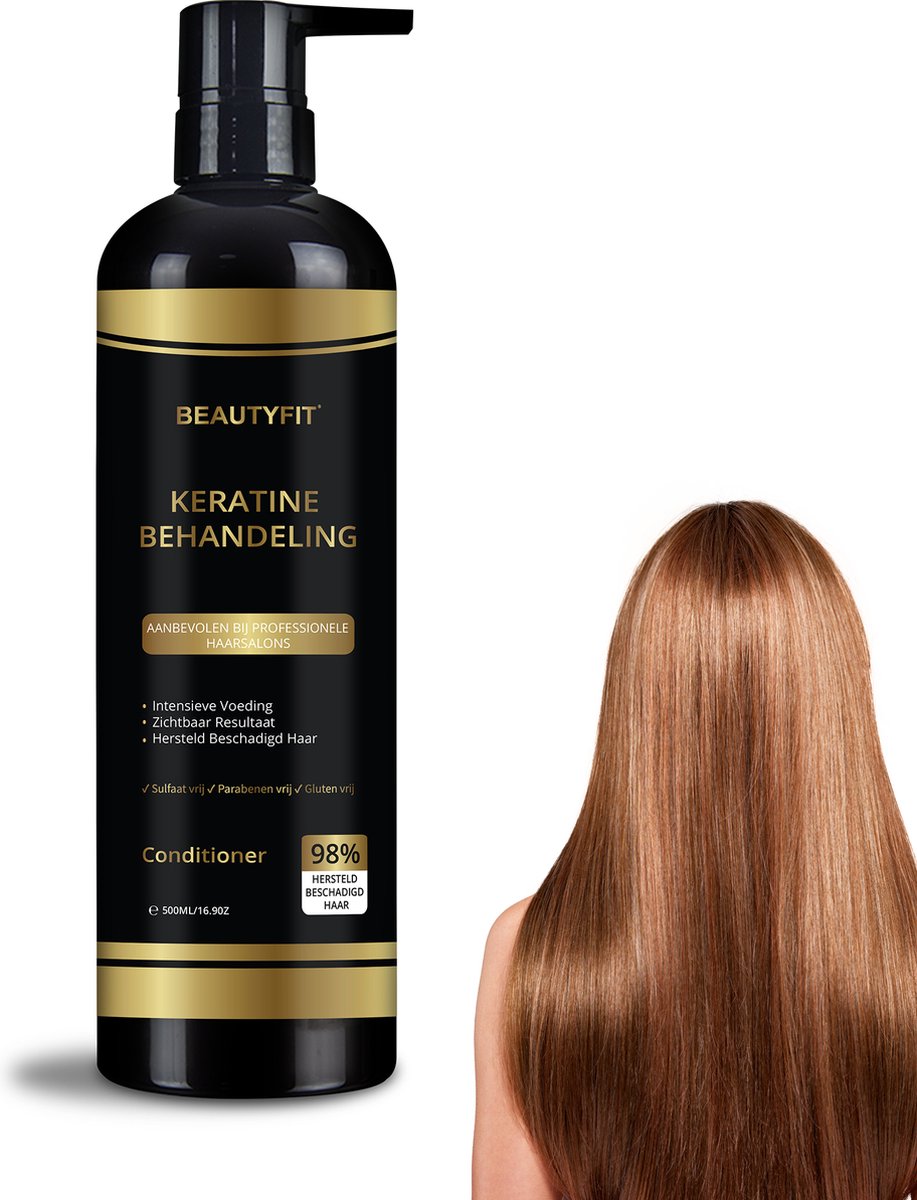 BeautyFit® Keratine conditioner BeautyFit Keratine Behandeling PRO Botox Haar... bol
