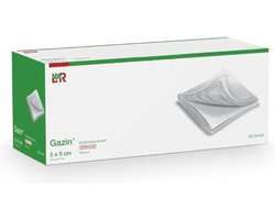 Gazin Gaaskompres 5 x 5cm niet steriel 100 Stuks