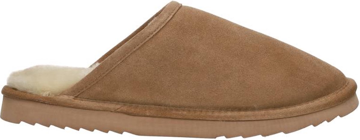 Warmbat Classic Pantoffels Open - cognac - Maat 42