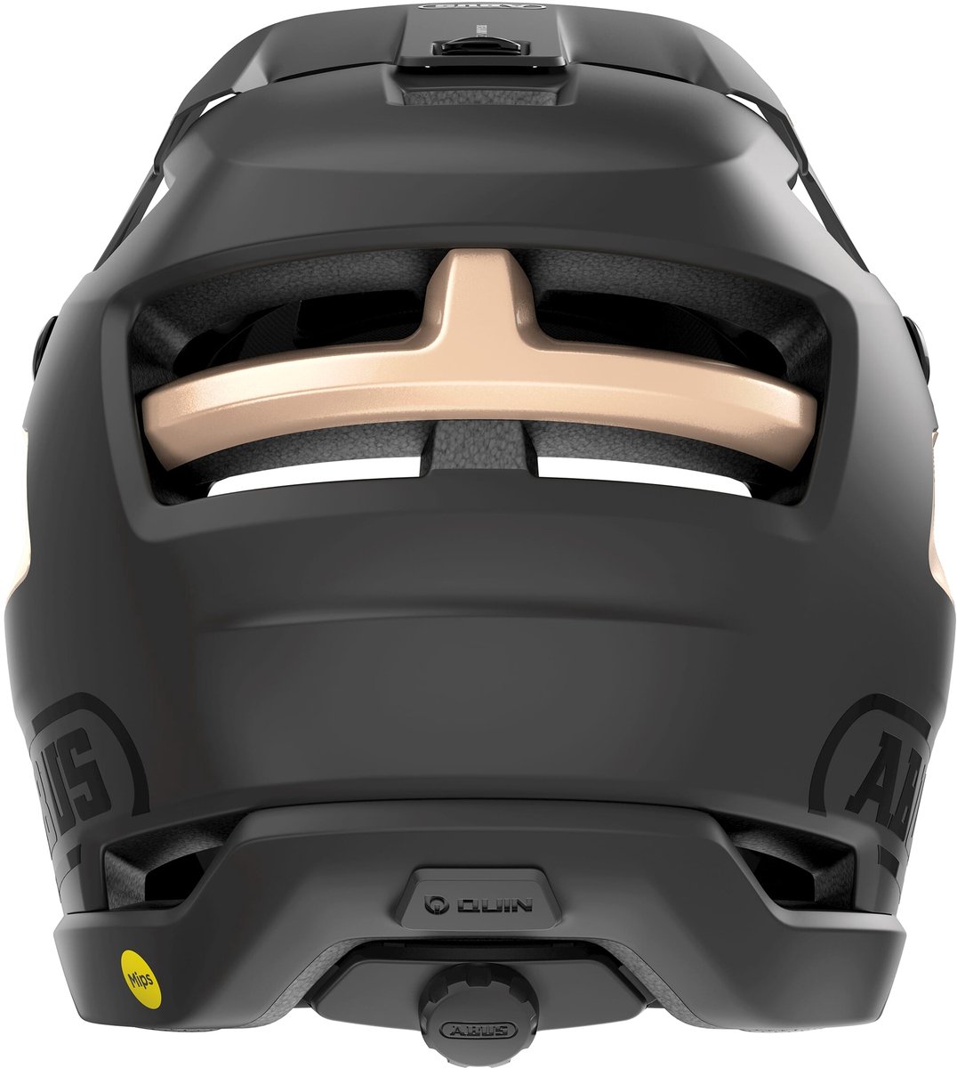 Fietshelm ABUS AIRDROP MIPS black gold S/M - 52-58 cm - zwart - Geschikt voor gebruik tijdens downhill - enduro - 790 g