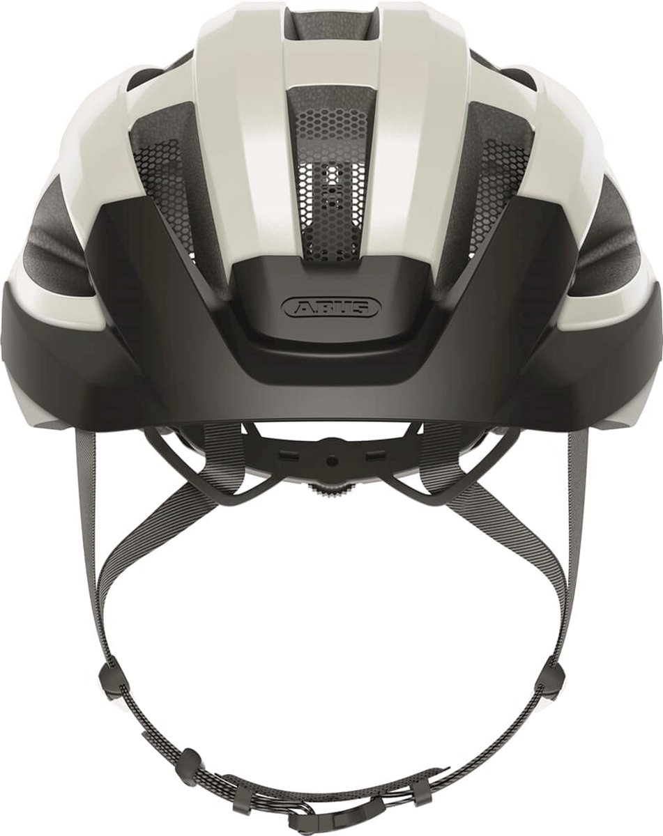 Fietshelm ABUS MACATOR MIPS pearl white L - 58-62 cm - wit - Geschikt voor gebruik op elektrische fietsen - stadsfietsen - 310 g – foto 6
