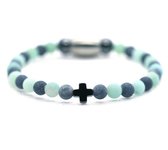 Jongens armband mix mint 4mm - Ibizamen KIDS