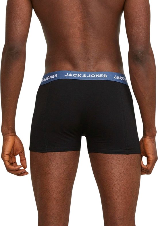 JACK&JONES JACSOLID TRUNKS 5 PACK ON Caleçons Homme - Taille XXL
