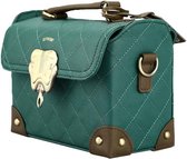 Boutique Trukado - Mini valise à main à bandoulière Harry Potter Serpentard Premium House - (LxHxP) 19,5 cm x 15 cm x 9,5 cm - Sous licence officielle