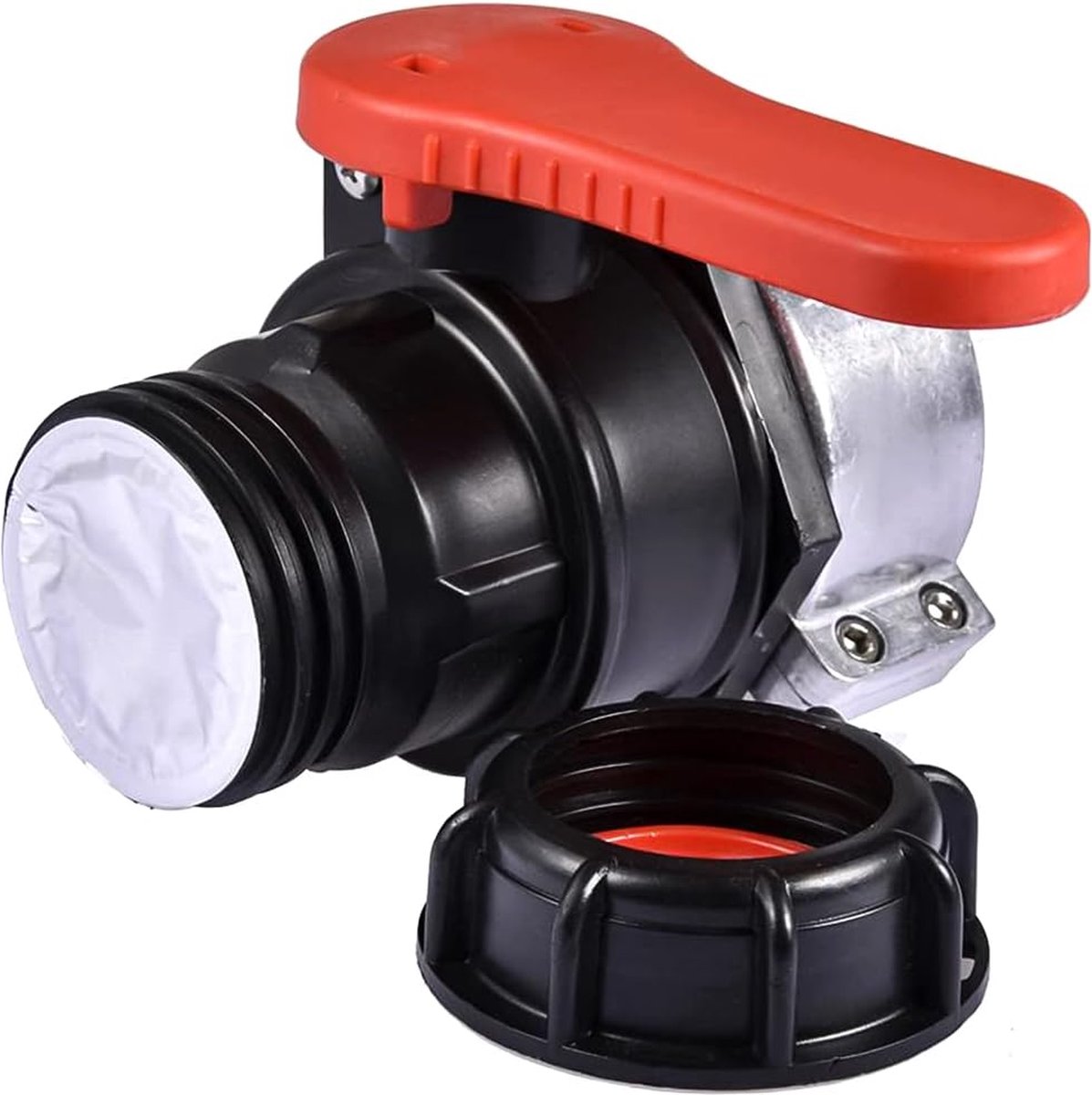 Adapter Kogelkraan Tank Vervanging Kogelkraan Afsluiter S60 x 6 (60 mm) S75 x 6 (75 mm) DN50