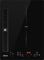 Ciarra One Domino - 39 cm Inbouw Inductiekookplaat met Afzuiging en Plasma Filter - Alles in Een! - 1 flex zone