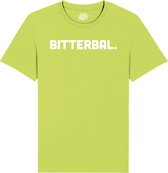 Bitterbal - Frituur Snack Cadeau -Grappige Eten En Snoep Spreuken Outfit - Dames / Heren / Unisex Kleding - Unisex T-Shirt - Appel Groen - Maat XL