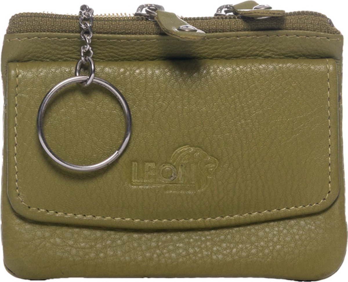 Sleuteletui - Dubbelvaks - Sleutel - Keingeld - Pasjesetui - Leer - Sleutel etui - Sleuteletui heren - Sleuteletui met rits - Sleuteletui dames - Sleutelmapje - Sleuteletui leer - Sleutelbeursje - Kleine cadeautjes voor kinderen - Goedkope cadeautjes