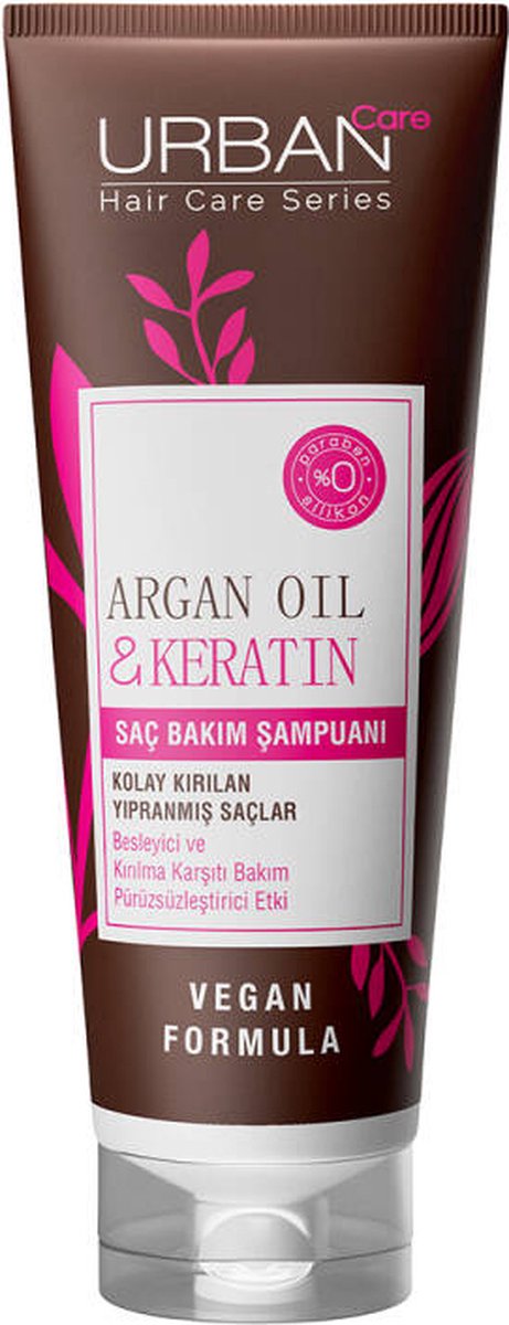 URBAN CARE Argan Oil & Keratin Shampoo 250ML