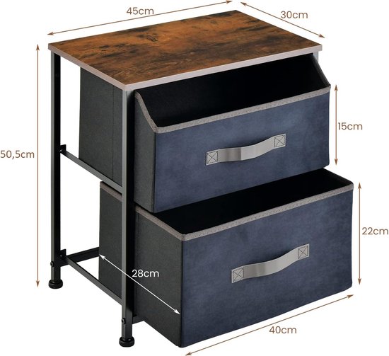Een wit nachtkastje met groeven en een lade op gouden poten, een modern nachtkastje voor in de slaapkamer, naast het bed, een elegant extra nachtkastje. - Nederland