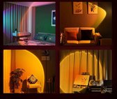 Lampe coucher de soleil | Lampe de projecteur | Lampe coucher de soleil | Éclairage d'ambiance | Lampe décorative | Rainbow arc-en-ciel