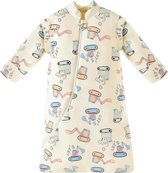 Katoenen baby wrap - babyslaapzak kleine kinderen het hele jaar door slaapzak, pyjama voor jongens en meisjes S (65-75 cm)