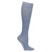 Supcare compressie sokken maat L (43-45) – wool blue - trendy compressiekousen – steunkousen – ademend – gezwollen, vermoeide en pijnlijke benen & voeten – spataderen - dagelijks gebruik – vliegreizen – zwangerschap – dames en heren