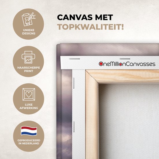 Maison dans les dunes au bord de la mer Baltique toile 140x90 cm - Tirage photo sur toile (Décoration murale salon / chambre) / Mer et plage